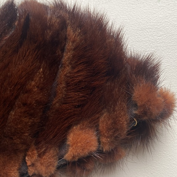 Vintage mink fur beanie - Picture 2 of 4